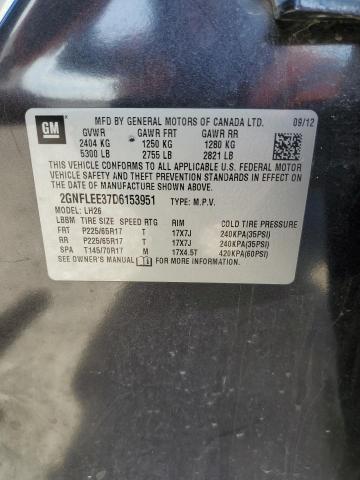 Photo 11 VIN: 2GNFLEE37D6153951 - CHEVROLET EQUINOX LT 