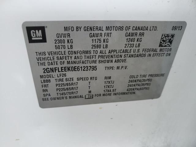 Photo 12 VIN: 2GNFLEEK0E6123795 - CHEVROLET EQUINOX 