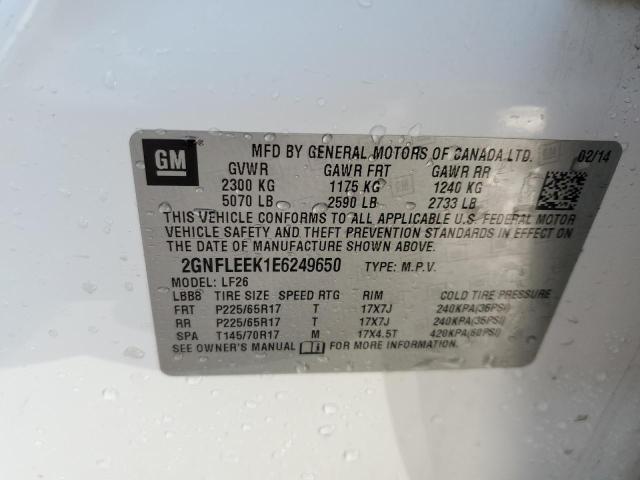 Photo 12 VIN: 2GNFLEEK1E6249650 - CHEVROLET EQUINOX LS 