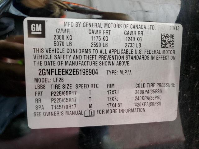 Photo 12 VIN: 2GNFLEEK2E6198904 - CHEVROLET EQUINOX 