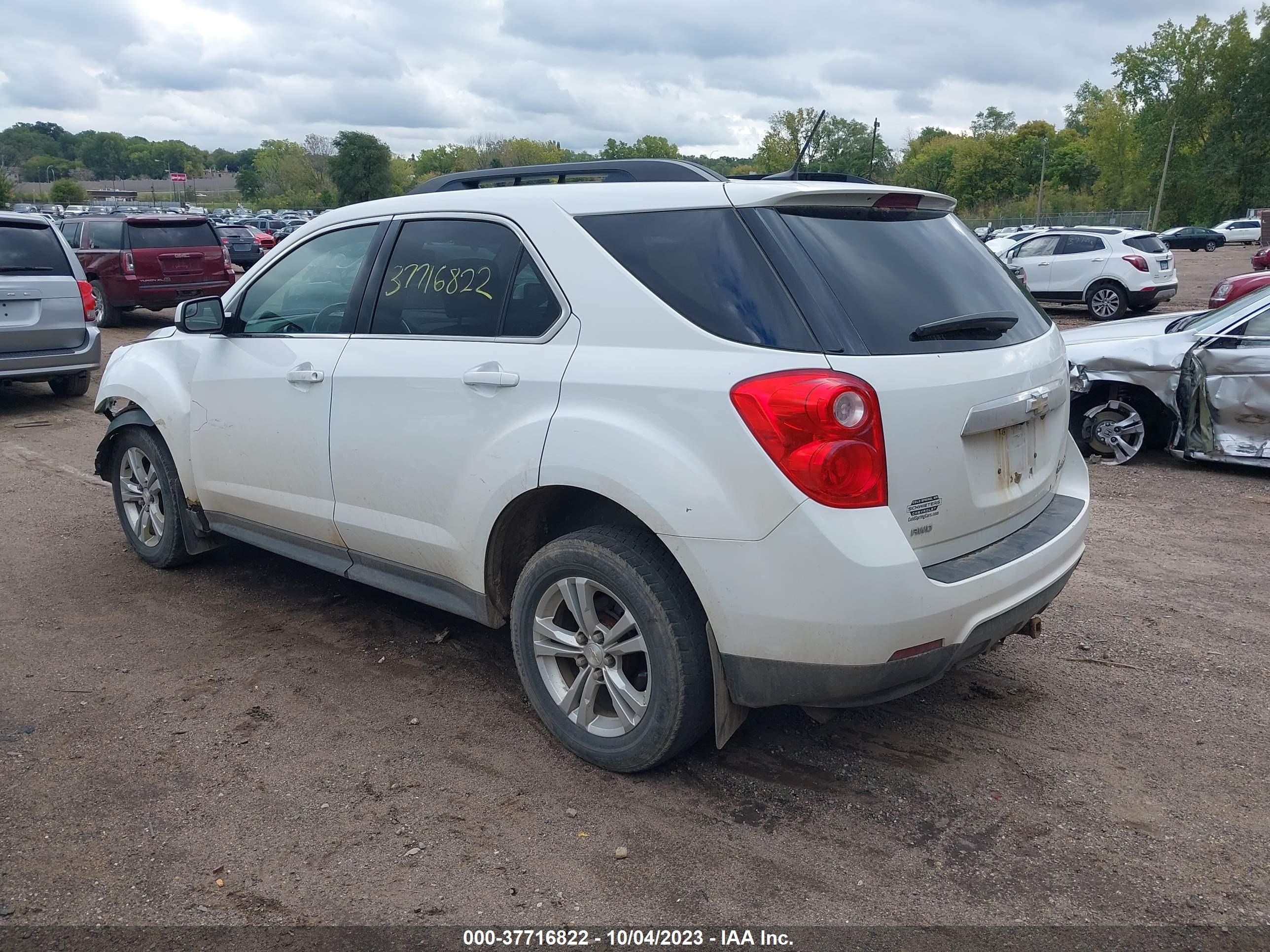 Photo 2 VIN: 2GNFLEEK3D6217457 - CHEVROLET EQUINOX 