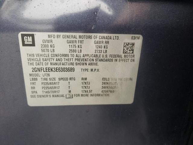 Photo 9 VIN: 2GNFLEEK3E6303689 - CHEVROLET EQUINOX LS 