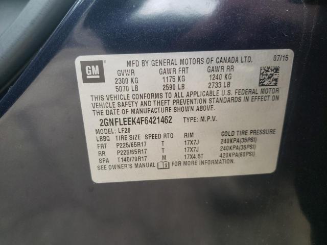 Photo 12 VIN: 2GNFLEEK4F6421462 - CHEVROLET EQUINOX LS 