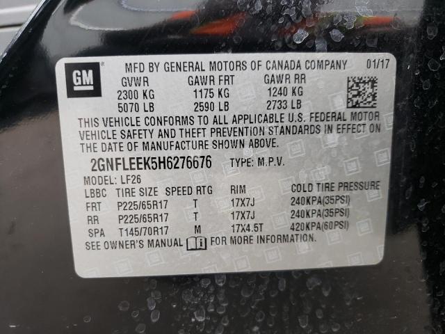 Photo 12 VIN: 2GNFLEEK5H6276676 - CHEVROLET EQUINOX 