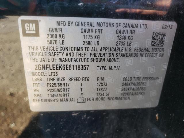 Photo 13 VIN: 2GNFLEEK6E6118357 - CHEVROLET EQUINOX 