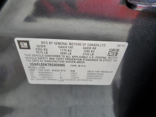 Photo 12 VIN: 2GNFLEEK7E6368965 - CHEVROLET EQUINOX LS 