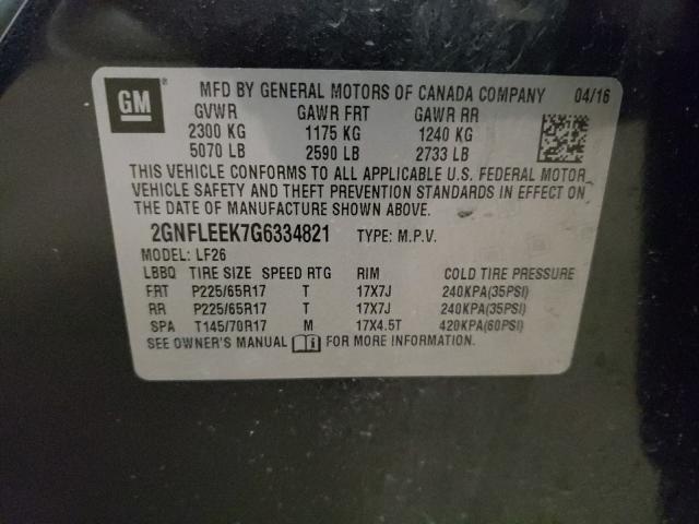 Photo 9 VIN: 2GNFLEEK7G6334821 - CHEVROLET EQUINOX LS 