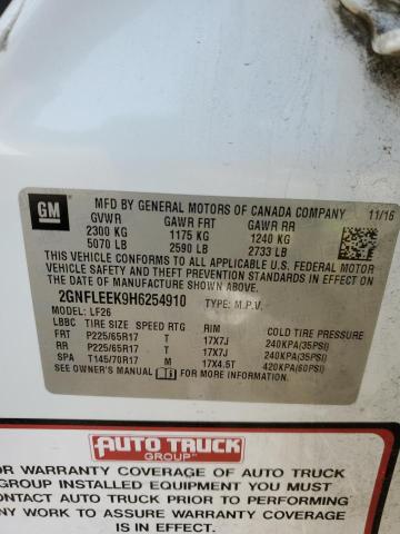 Photo 12 VIN: 2GNFLEEK9H6254910 - CHEVROLET EQUINOX LS 