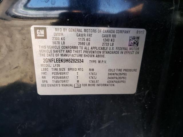 Photo 12 VIN: 2GNFLEEK9H6282934 - CHEVROLET EQUINOX LS 