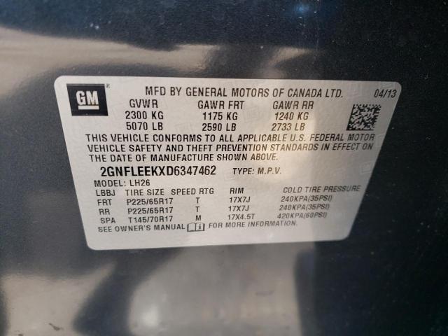 Photo 11 VIN: 2GNFLEEKXD6347462 - CHEVROLET EQUINOX 