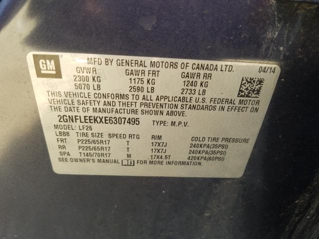 Photo 9 VIN: 2GNFLEEKXE6307495 - CHEVROLET EQUINOX LS 