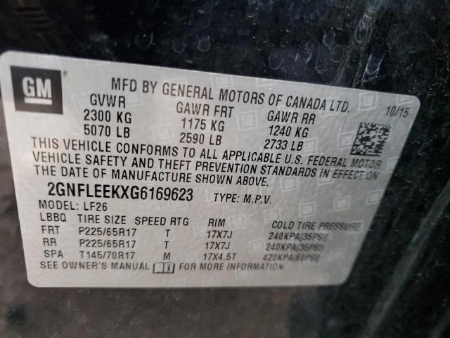 Photo 12 VIN: 2GNFLEEKXG6169623 - CHEVROLET EQUINOX LS 