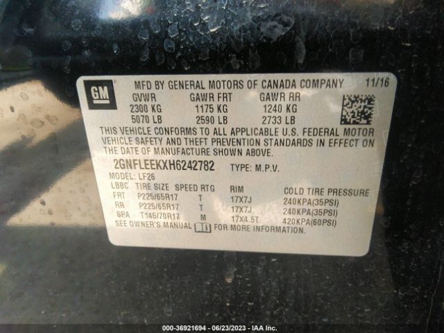 Photo 8 VIN: 2GNFLEEKXH6242782 - TOYOTA CAMRY 