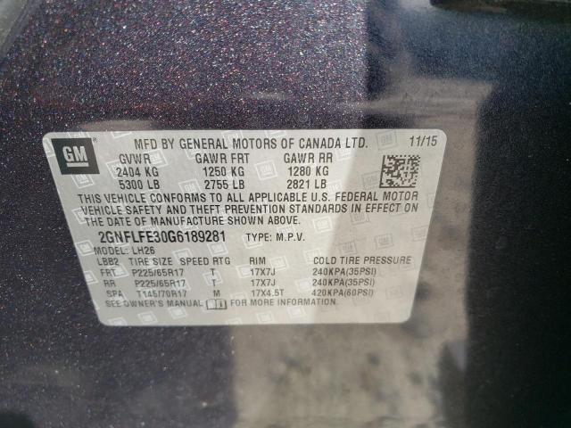 Photo 12 VIN: 2GNFLFE30G6189281 - CHEVROLET EQUINOX 