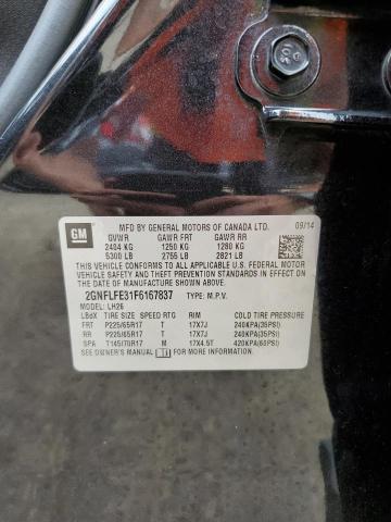 Photo 12 VIN: 2GNFLFE31F6167837 - CHEVROLET EQUINOX LT 