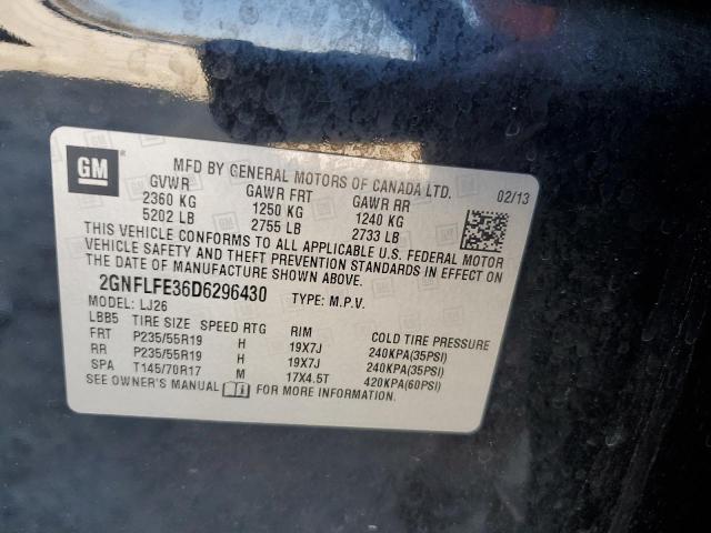 Photo 12 VIN: 2GNFLFE36D6296430 - CHEVROLET EQUINOX LT 