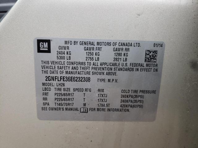 Photo 13 VIN: 2GNFLFE36E6232308 - CHEVROLET EQUINOX LT 