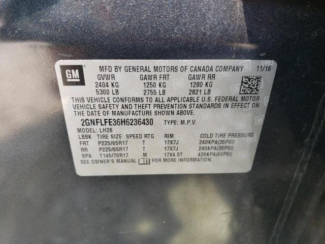 Photo 12 VIN: 2GNFLFE36H6236430 - CHEVROLET EQUINOX LT 