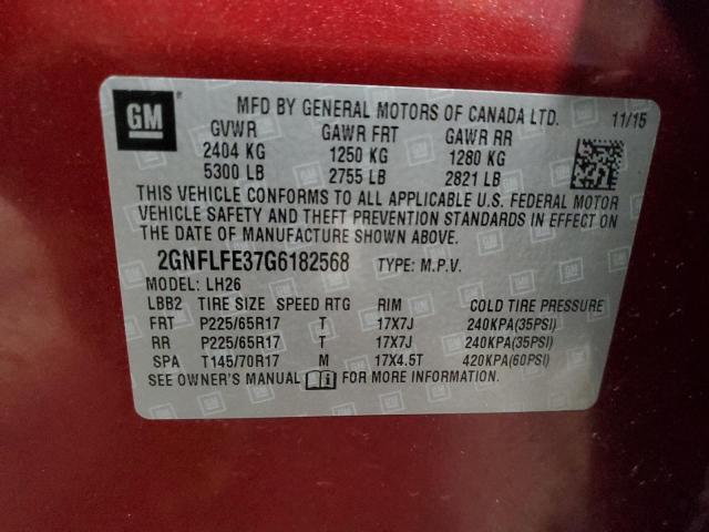 Photo 13 VIN: 2GNFLFE37G6182568 - CHEVROLET EQUINOX LT 