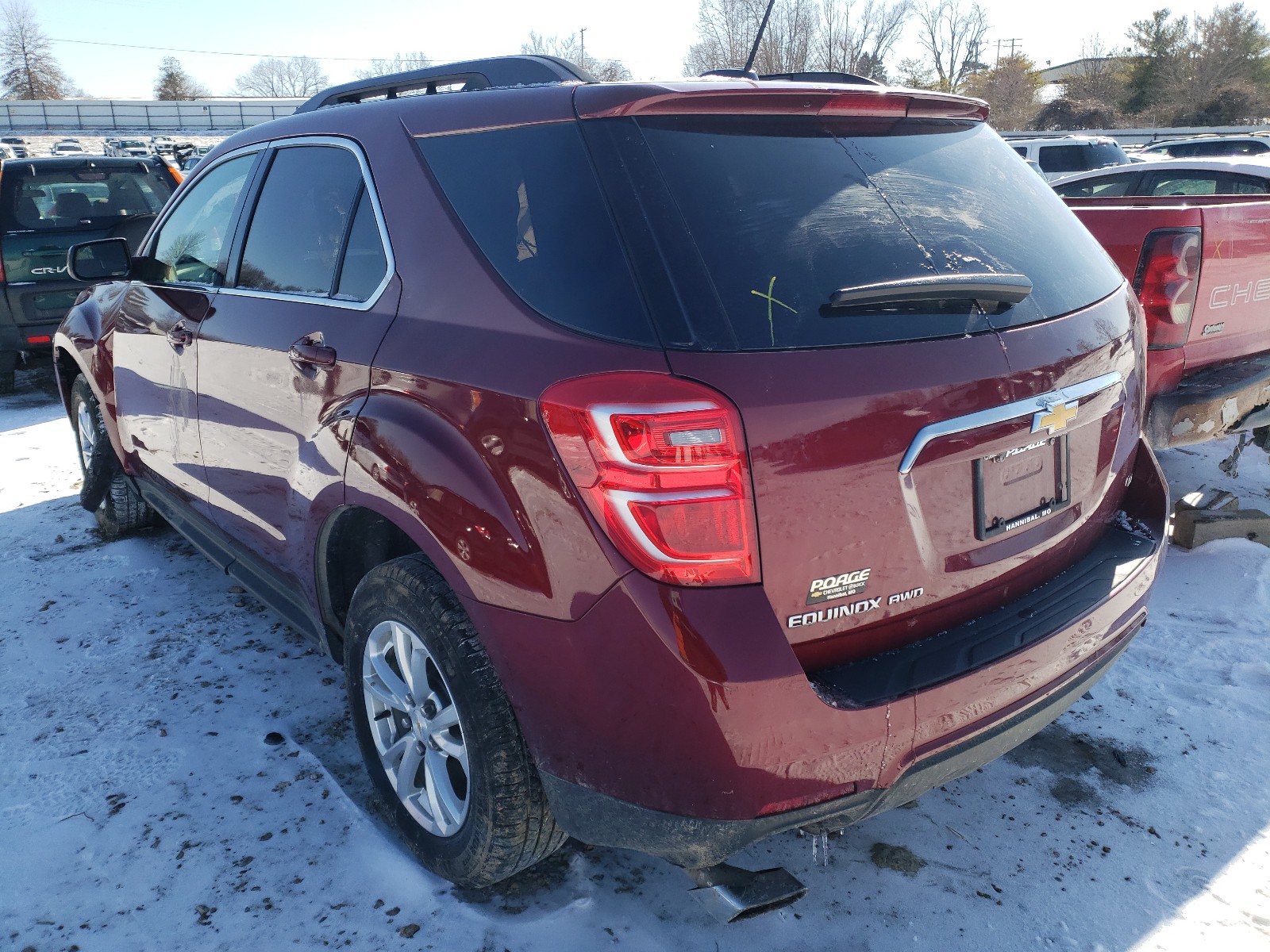 Photo 2 VIN: 2GNFLFE37H6227560 - CHEVROLET EQUINOX LT 