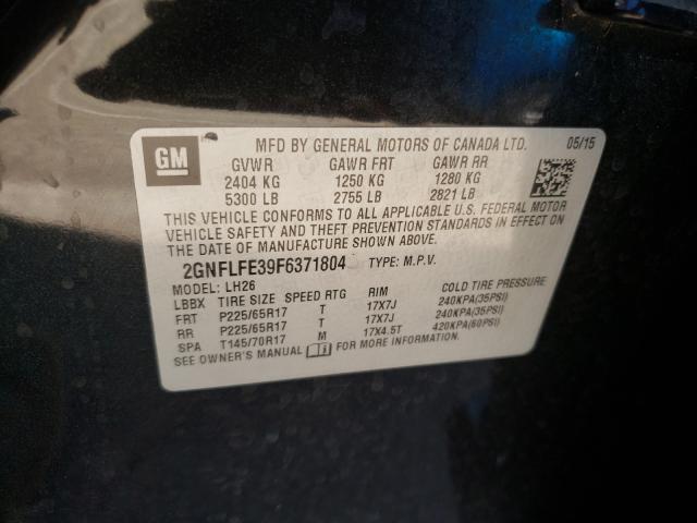 Photo 9 VIN: 2GNFLFE39F6371804 - CHEVROLET EQUINOX LT 