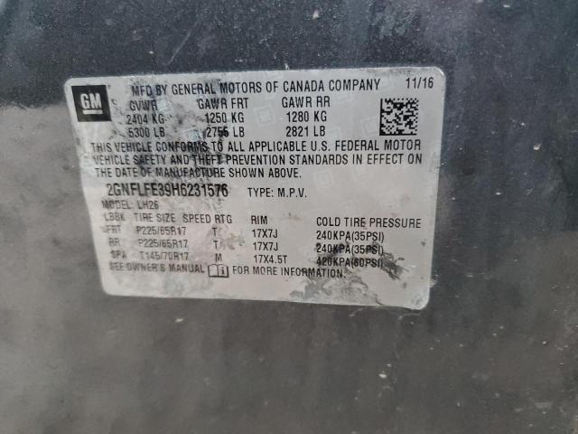 Photo 13 VIN: 2GNFLFE39H6231576 - CHEVROLET EQUINOX LT 