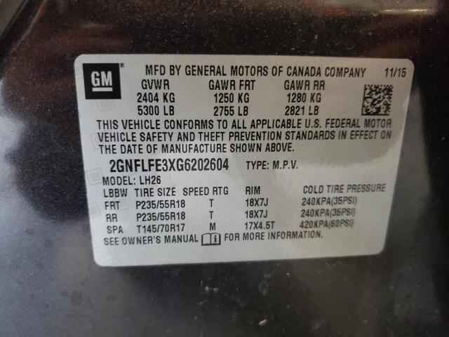 Photo 12 VIN: 2GNFLFE3XG6202604 - CHEVROLET EQUINOX 