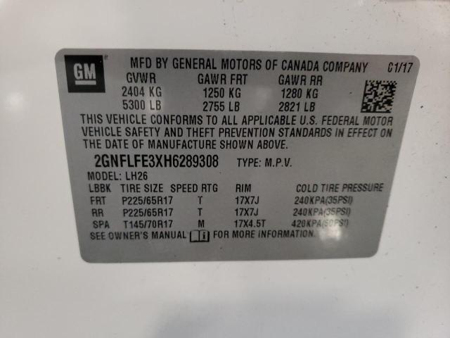 Photo 12 VIN: 2GNFLFE3XH6289308 - CHEVROLET EQUINOX 