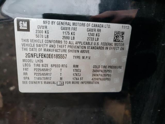 Photo 9 VIN: 2GNFLFEK0E6185557 - CHEVROLET EQUINOX LT 