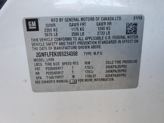 Photo 13 VIN: 2GNFLFEK0E6234398 - CHEVROLET EQUINOX 