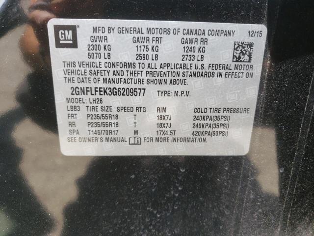 Photo 11 VIN: 2GNFLFEK3G6209577 - CHEVROLET EQUINOX 