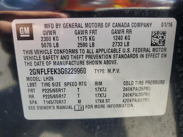 Photo 12 VIN: 2GNFLFEK3G6229960 - CHEVROLET EQUINOX 