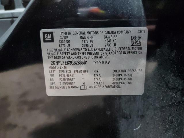 Photo 13 VIN: 2GNFLFEK3G6286501 - CHEVROLET EQUINOX LT 