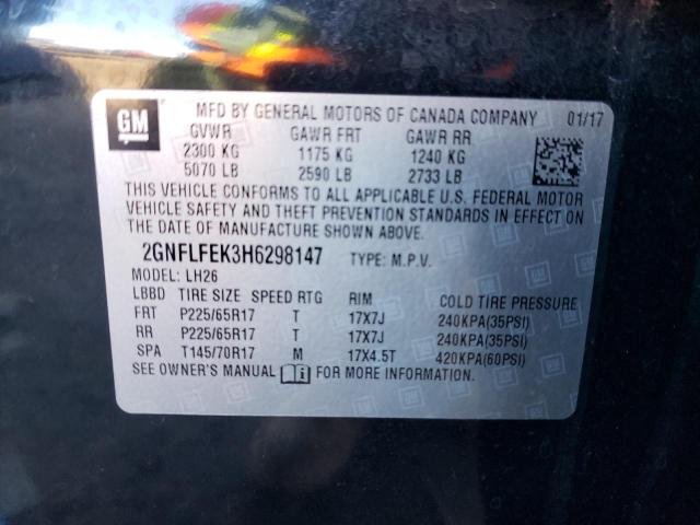 Photo 12 VIN: 2GNFLFEK3H6298147 - CHEVROLET EQUINOX 