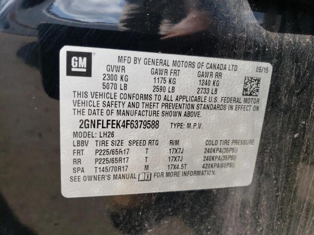 Photo 12 VIN: 2GNFLFEK4F6379588 - CHEVROLET EQUINOX 