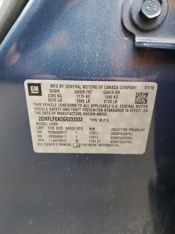 Photo 12 VIN: 2GNFLFEK5G6233332 - CHEVROLET EQUINOX LT 