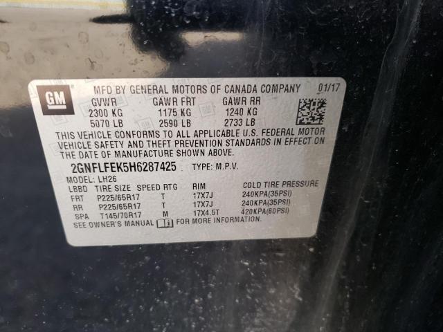 Photo 12 VIN: 2GNFLFEK5H6287425 - CHEVROLET EQUINOX 