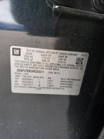 Photo 11 VIN: 2GNFLFEK5H6293211 - CHEVROLET EQUINOX 