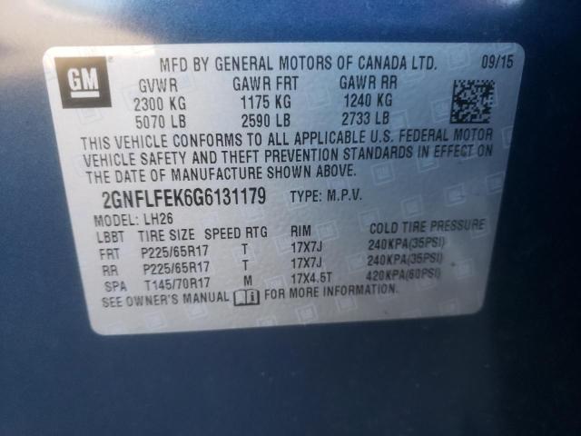 Photo 13 VIN: 2GNFLFEK6G6131179 - CHEVROLET EQUINOX 