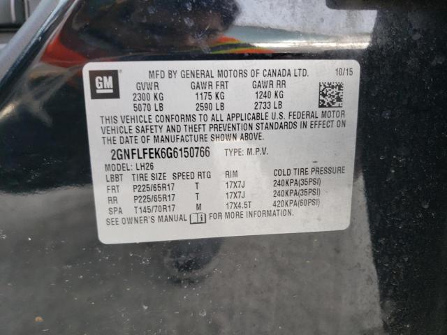 Photo 12 VIN: 2GNFLFEK6G6150766 - CHEVROLET EQUINOX LT 