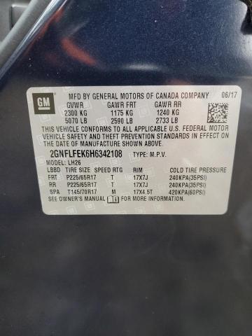 Photo 11 VIN: 2GNFLFEK6H6342108 - CHEVROLET EQUINOX LT 