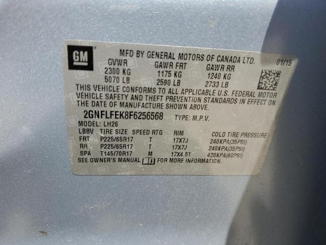 Photo 12 VIN: 2GNFLFEK8F6256568 - CHEVROLET EQUINOX 