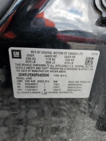 Photo 11 VIN: 2GNFLFEK8F6425696 - CHEVROLET EQUINOX LT 