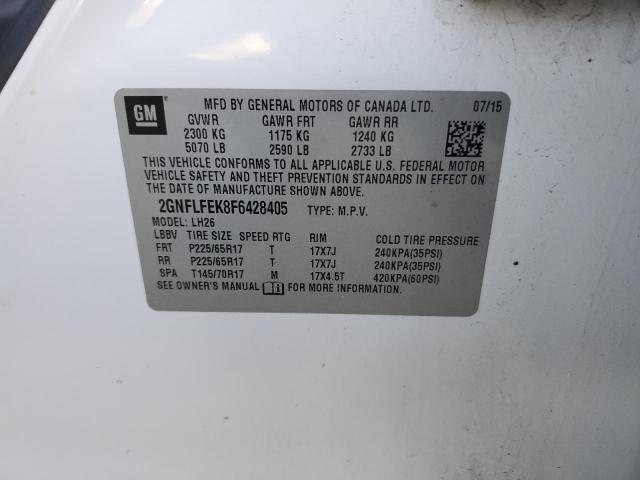 Photo 12 VIN: 2GNFLFEK8F6428405 - CHEVROLET EQUINOX LT 