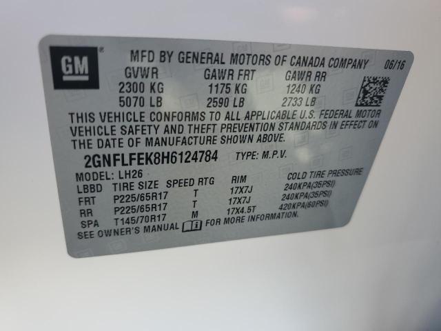 Photo 11 VIN: 2GNFLFEK8H6124784 - CHEVROLET EQUINOX LT 