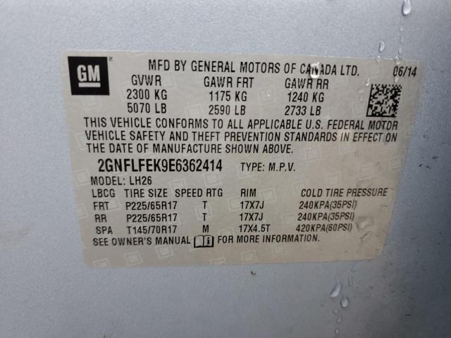 Photo 13 VIN: 2GNFLFEK9E6362414 - CHEVROLET EQUINOX 