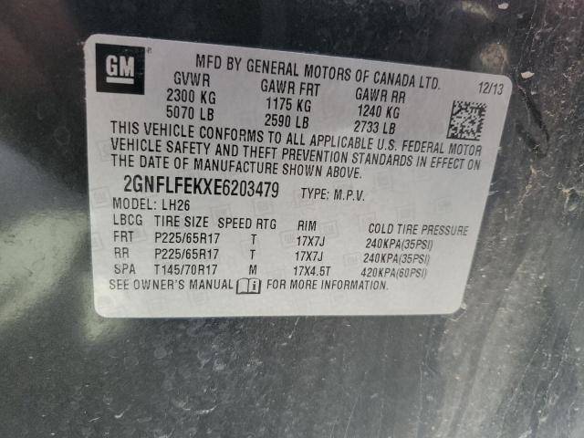 Photo 12 VIN: 2GNFLFEKXE6203479 - CHEVROLET EQUINOX LT 