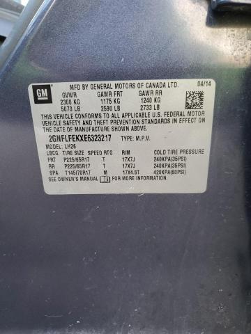 Photo 12 VIN: 2GNFLFEKXE6323217 - CHEVROLET EQUINOX LT 