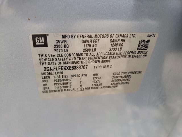 Photo 11 VIN: 2GNFLFEKXE6338767 - CHEVROLET EQUINOX 