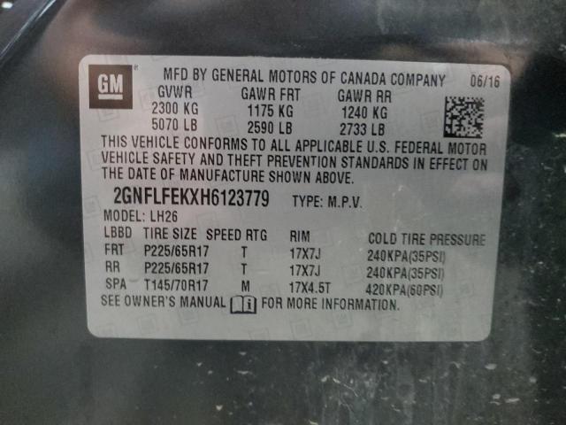 Photo 12 VIN: 2GNFLFEKXH6123779 - CHEVROLET EQUINOX LT 